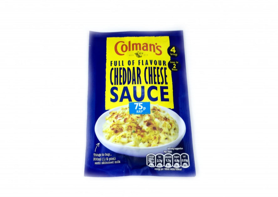 Colman's Cheddar Cheese Sauce 40g The British Touch