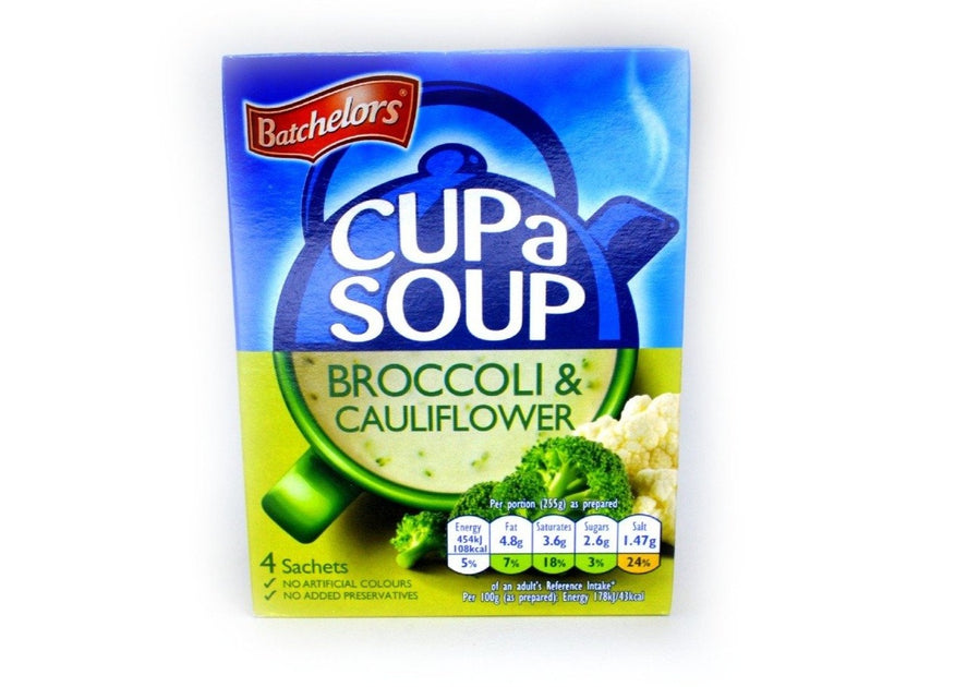 Batchelors Cup A Soup Broccoli And Cauliflower 4 Sachets The British Touch