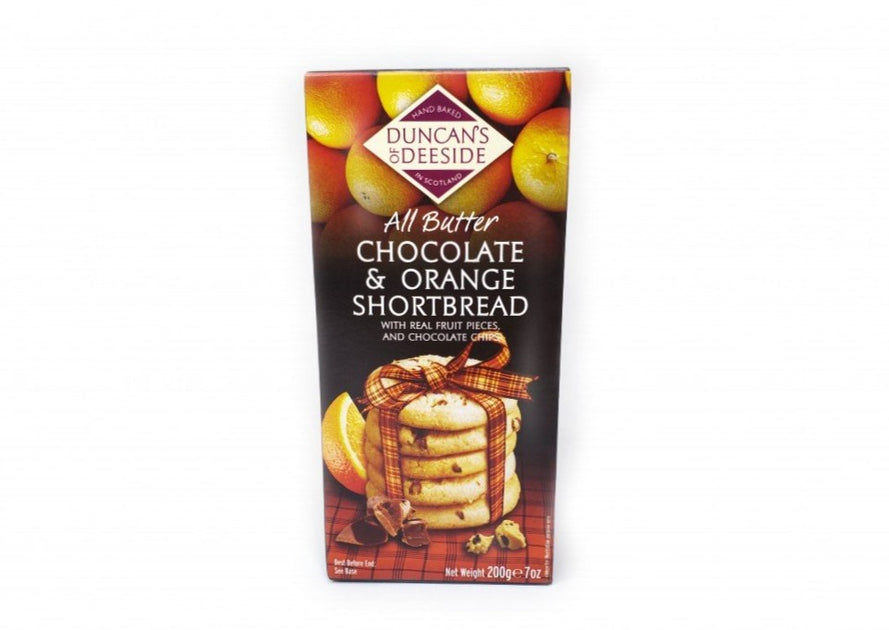 Duncans Of Deeside All Butter Chocolate & Orange Shortbread - 200g ...