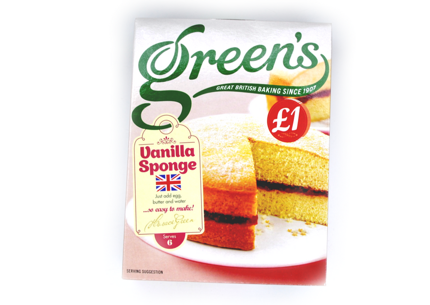 Green's Vanilla Sponge 221g The British Touch