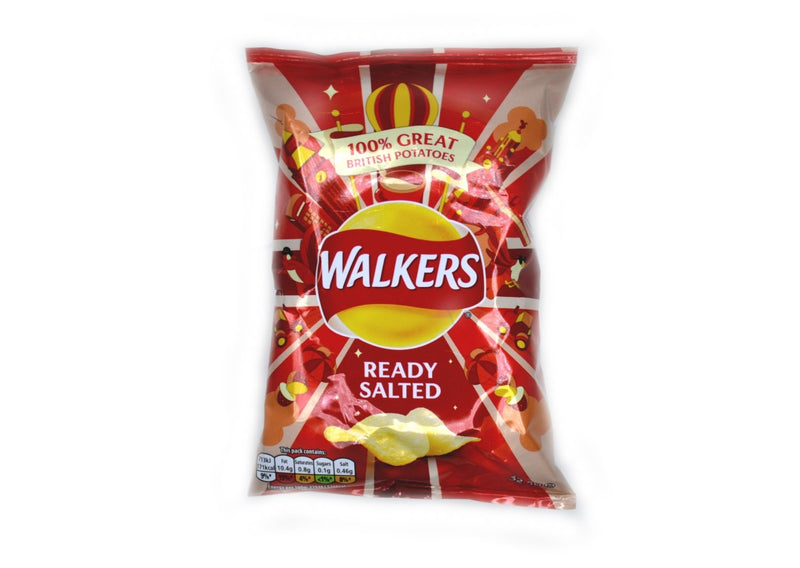 Walkers Ready Salted Crisps  - 32.5g