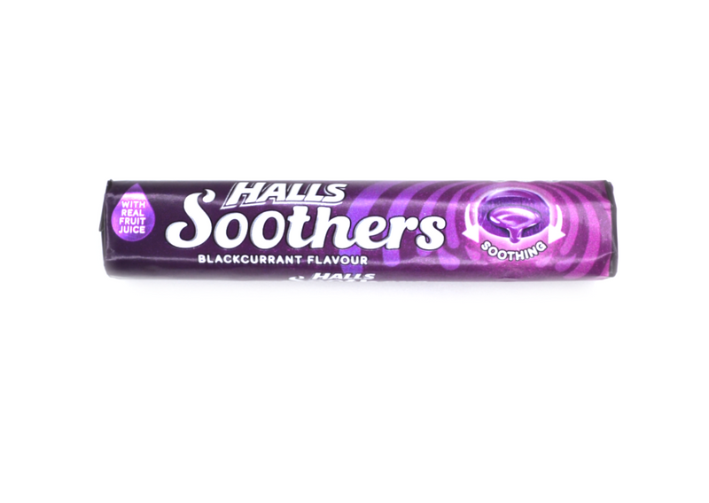 Halls Soothers Blackcurrant - 45g