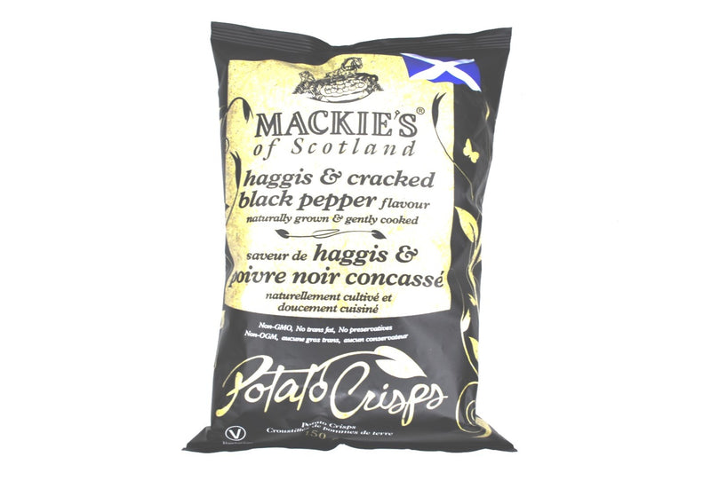 Mackies Haggis & Cracked Black Pepper Crisps - 150g