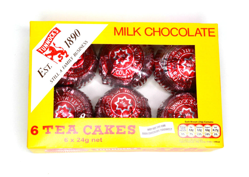 Tunnock's Milk Chocolate Tea Cakes - 6 pack
