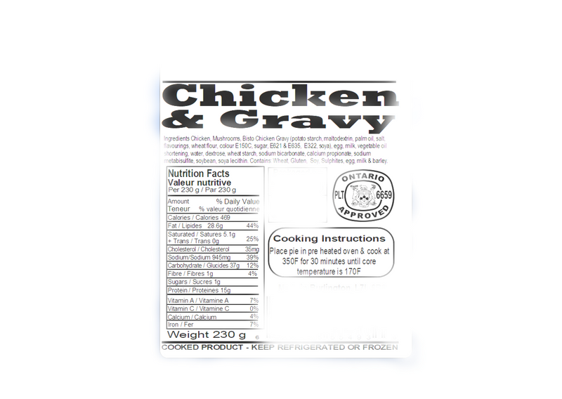 Chicken & Gravy Pie - 230g