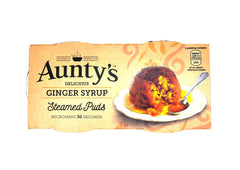 aunty's ginger syrup steamed puds