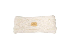 Aran Traditions Cable Knit Headband - Cream