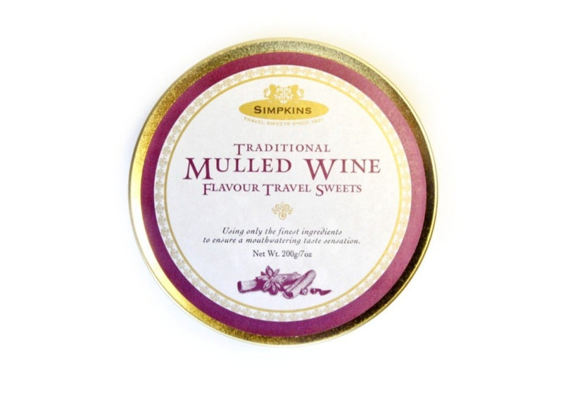 simpkins traditional mulled wine flavour travel sweets