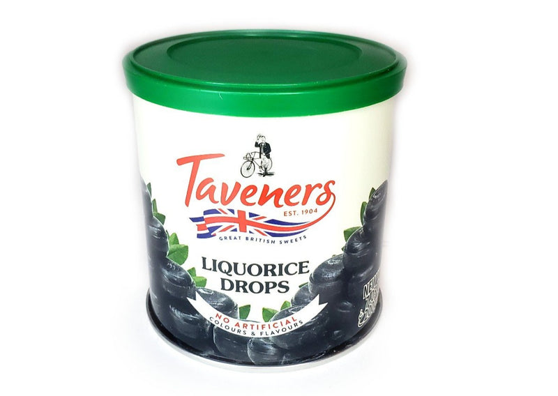 Taveners Liquorice Drops -200g